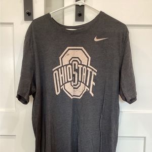 The Ohio State Nike tee. Good used condition, in grey. Size Large.